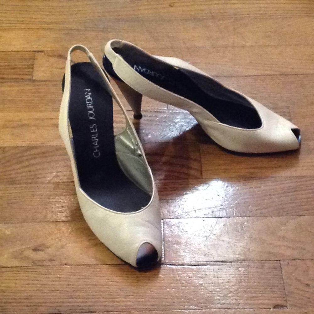 Vintage Charles Jourdan sling backs